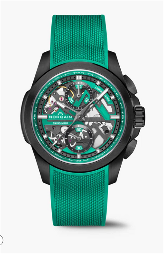 Norqain Independence Skeleton Chrono 42mm Limited Edition - Jade