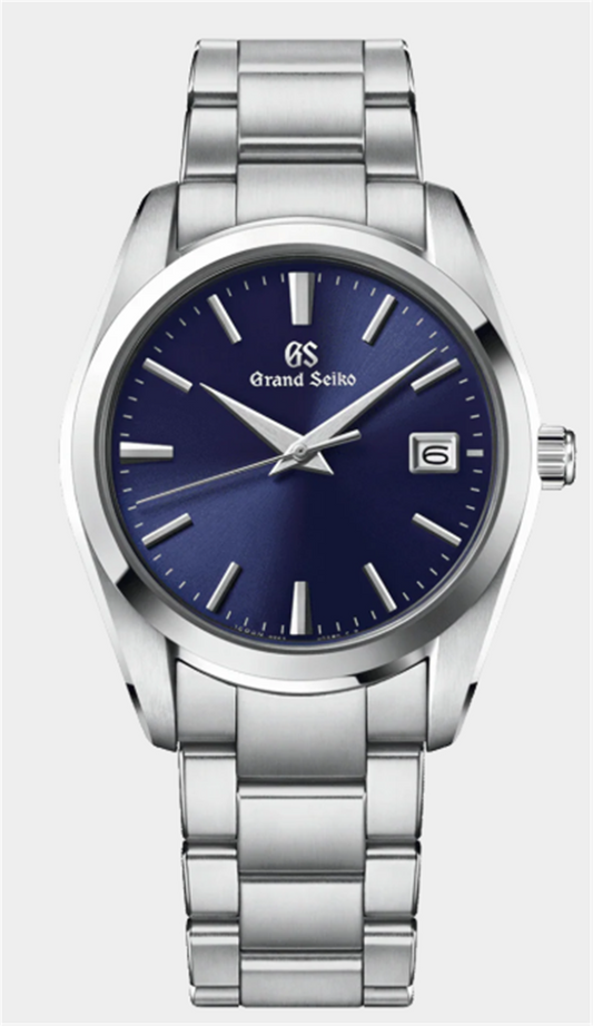 GRAND SEIKO Heritage 37mm Quartz Blue Dial on Steel Bracelet Ref: SBGX265