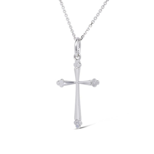 LaViano Fashion 14K White Gold Cross