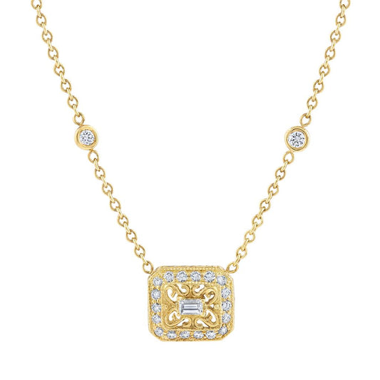 Penny Preville 18K Yellow Gold Diamond Necklace