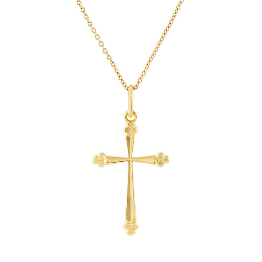 LaViano Fashion 14K Yellow Gold Cross