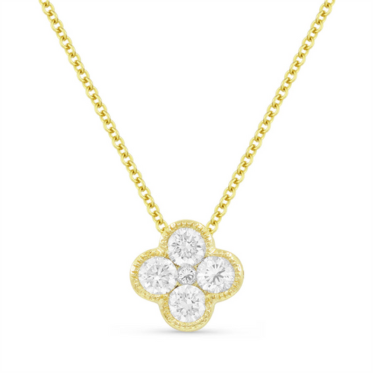 LaViano Fashion 14K Yellow Gold Diamond Pendant