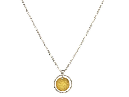 Gurhan Sterling Silver Pendant Layered with 24K Yellow Gold