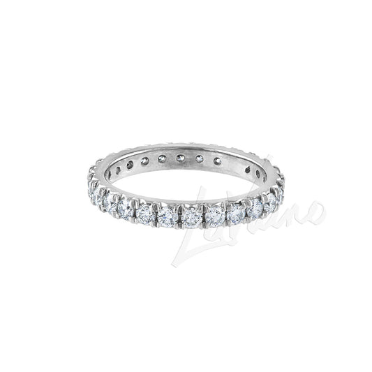 Azul Platinum Diamond Wedding Band