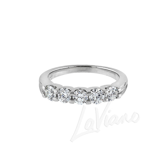 LaViano Fashion Platinum Diamond Wedding Band
