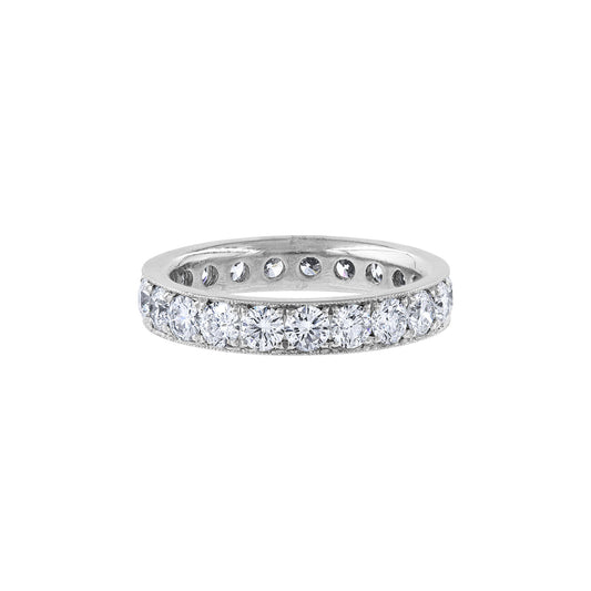 LaViano Fashion Platinum Diamond Wedding Band