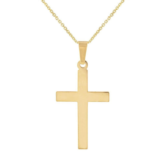 LaVianoi Fashion 14K Yellow Gold Cross