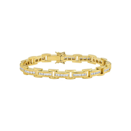 LaViano Fashion 18K Yellow Gold Diamond Bracelet