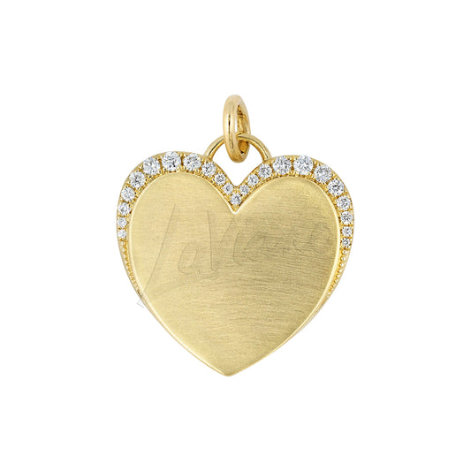KC Designs 14K Yellow Gold Heart Charm