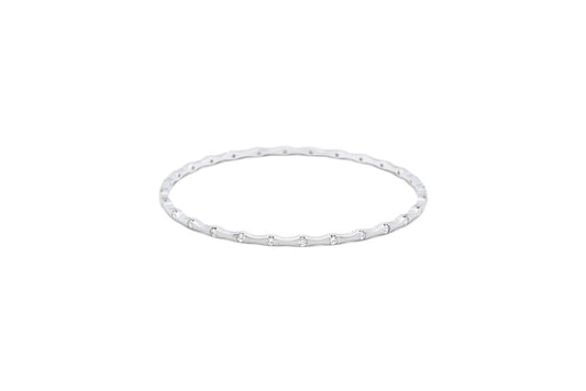 LaViano Fashion 14K White Gold Diamond Bracelet