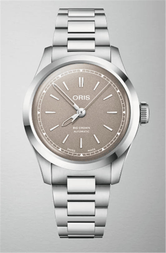 ORIS Big Crown 34mm Automatic Brown Dial on Steel Bracelet 01 531 7797 4056-07 8 17 06