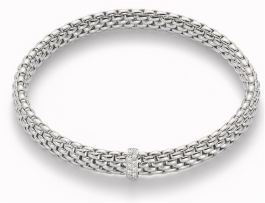 Fope 18K White Gold Diamond Bracelet Diamonds