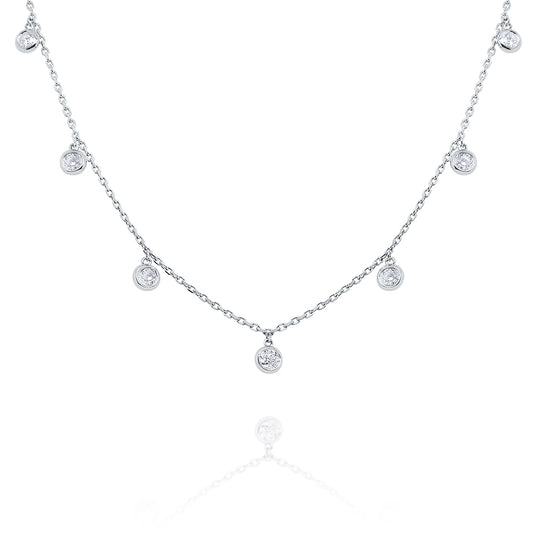 Kc Designs 14K White Gold Diamond Necklace