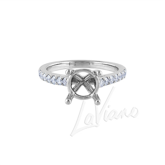 LaViano Fashion Platinum Diamond Semi Mounting