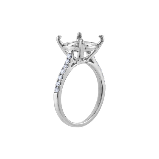 LaViano Fashion Platinum Diamond Semi Mounting