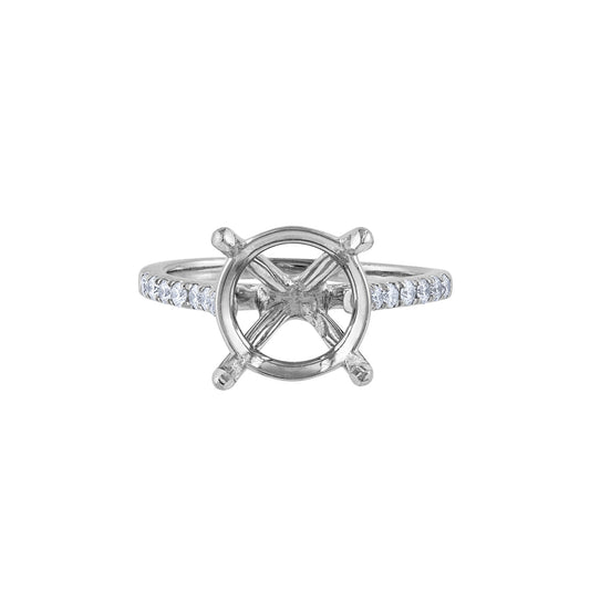 LaViano Fashion Platinum Diamond Semi Mounting