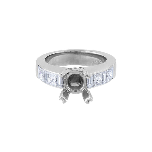 LaViano Fashion Platinum Diamond Semi Mounting