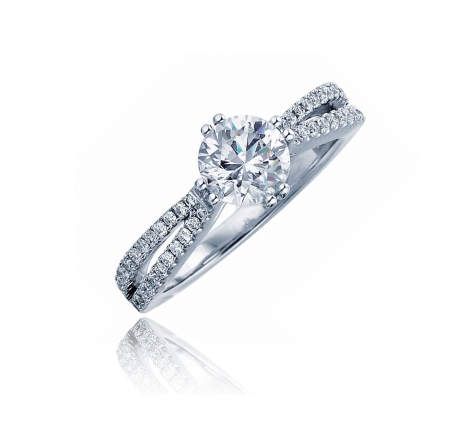 Frederick Sage Platinum Diamond Semi Mounting