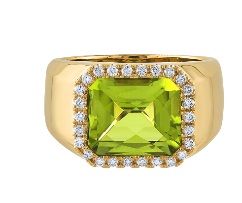 Pe Jay Creations 14K Yellow Gold Peridot Ring