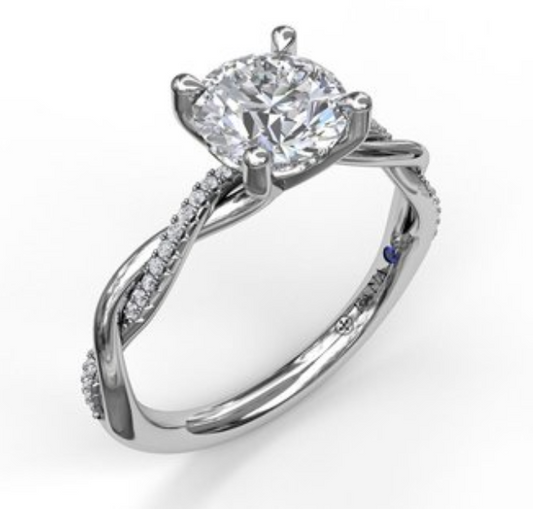 LaViano Fashion Platinum Diamond Semi Mounting
