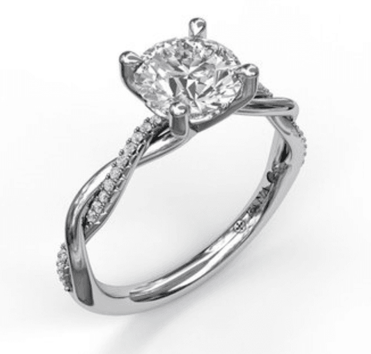 LaViano Fashion Platinum Diamond Semi Mounting