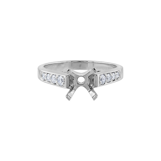 LaViano Fashion Platinum Diamond Semi Mounting