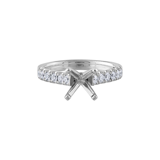 LaViano Fashion Platinum Diamond Semi Mounting