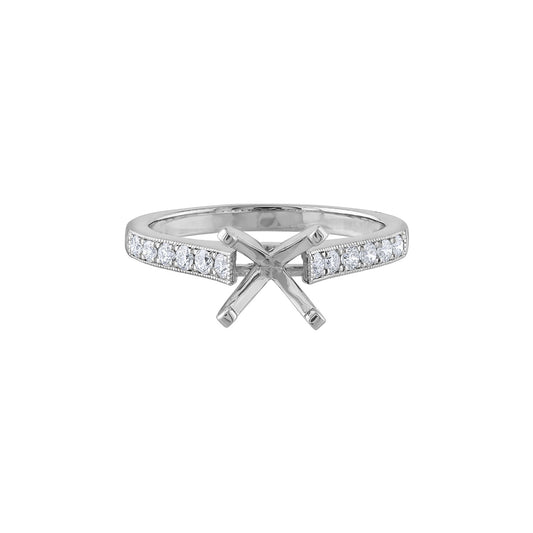 LaViano Fashion Platinum Diamond Semi Mounting
