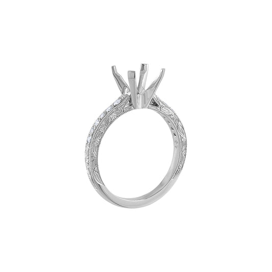 LaViano Fashion Platinum Diamond Semi Mounting