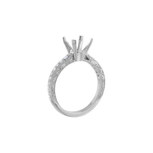 LaViano Fashion Platinum Diamond Semi Mounting