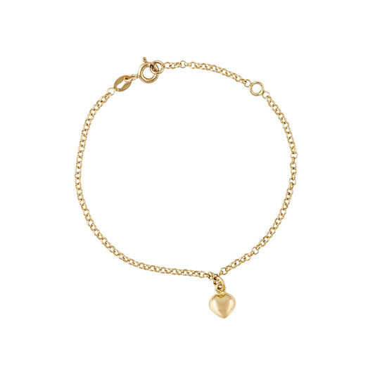 14K Yellow Gold Baby Bracelet