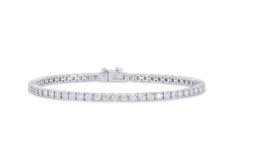 LaViano Fashion 14K White Gold Diamond Bracelet