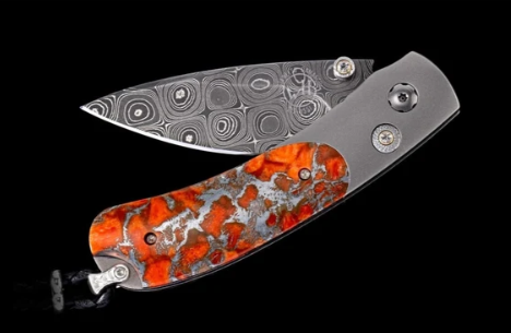 William Henry Fire Storm Pocket Knife