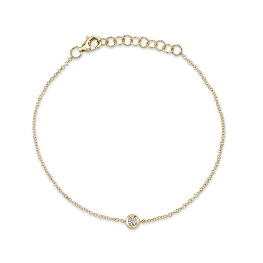 Shy Creations 14K Yellow Gold Diamond Bracelet