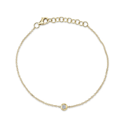 Shy Creations 14K Yellow Gold Diamond Bracelet