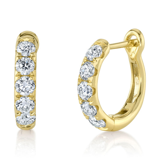 Shy Creations 14K Yellow Gold Diamond Earrings