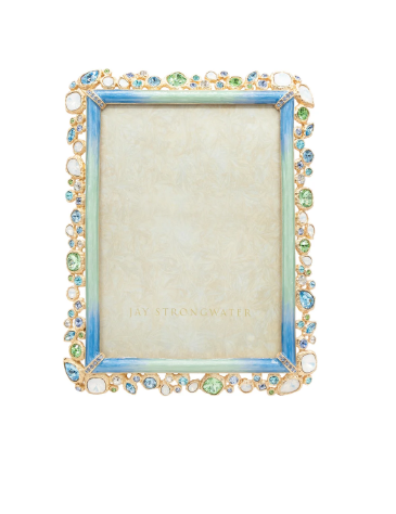 Jay Strongwater Leslie Bejeweled 5x7 Frame