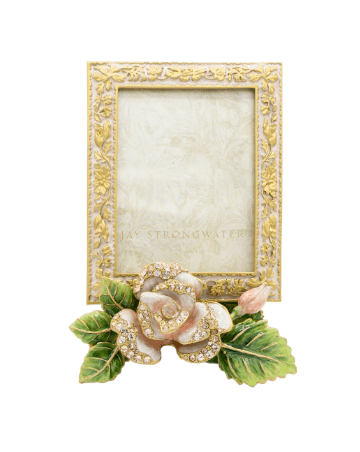 Jay Strongwater Kaylee Rose 3x4 Frame