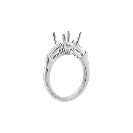 LaViano Fashion Platinum Diamond Semi Mounting