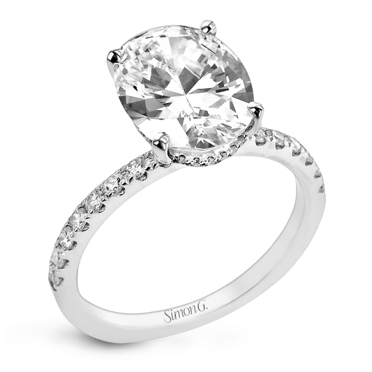 Simon G Platinum Diamond Semi Mounting