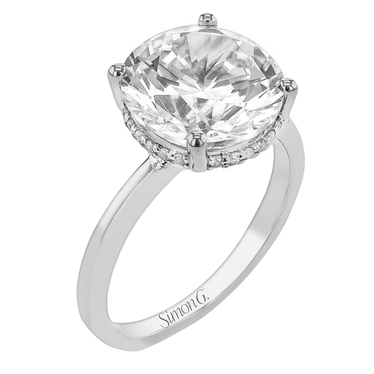 Simon G Platinum Diamond Semi Mounting