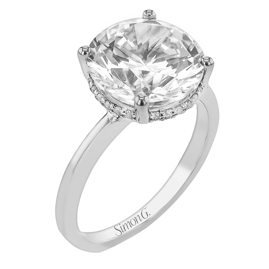 Simon G Platinum Diamond Semi Mounting