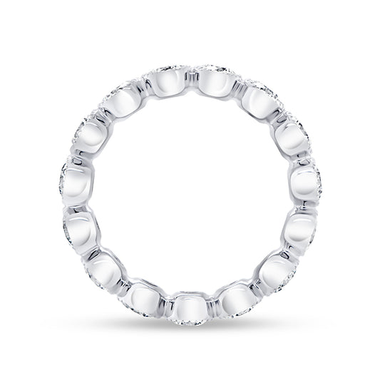 LaViano Fashion Platinum Diamond Wedding Band