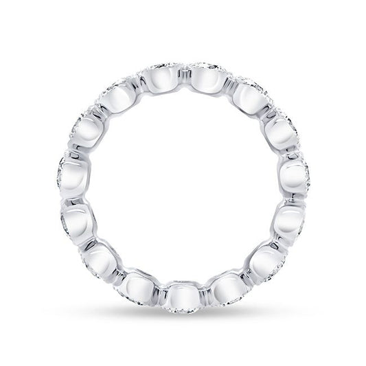 LaViano Fashion Platinum Diamond Wedding Band