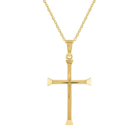 LaViano Fashion 14K Yellow Gold Cross