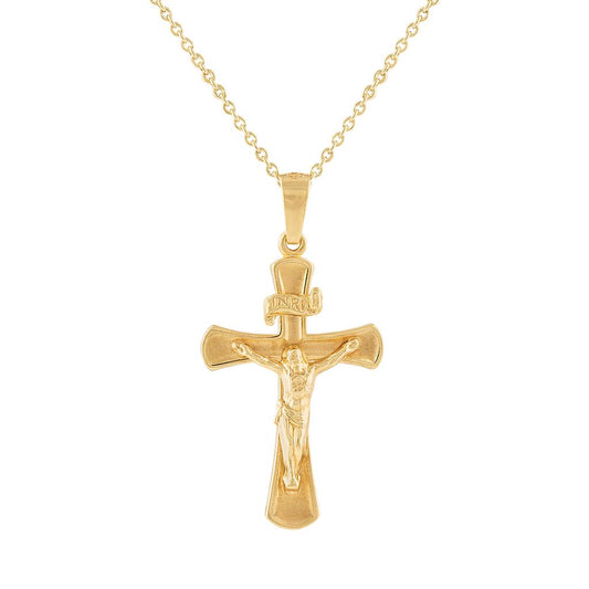 LaViano Fashion 14K Yellow Gold Crucifix