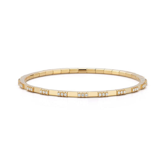 Roberto Demeglio 18K Yellow Gold Diamond Bracelet Diamonds .63 Carats