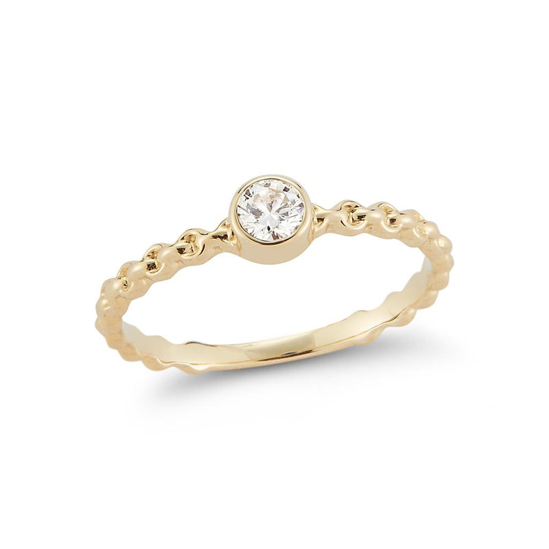Barbela Design 14K Yellow Gold Diamond Nico Ring