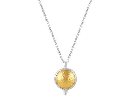 Gurhan Sterling Silver Pendant Layered with 24K Yellow Gold