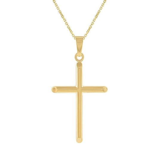 LaViano Fashion 14K Yellow Gold Cross